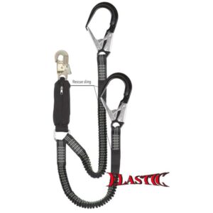 Edge Delta 2-RS: Elastische Y-veiligheidslijn met Rescue Sling